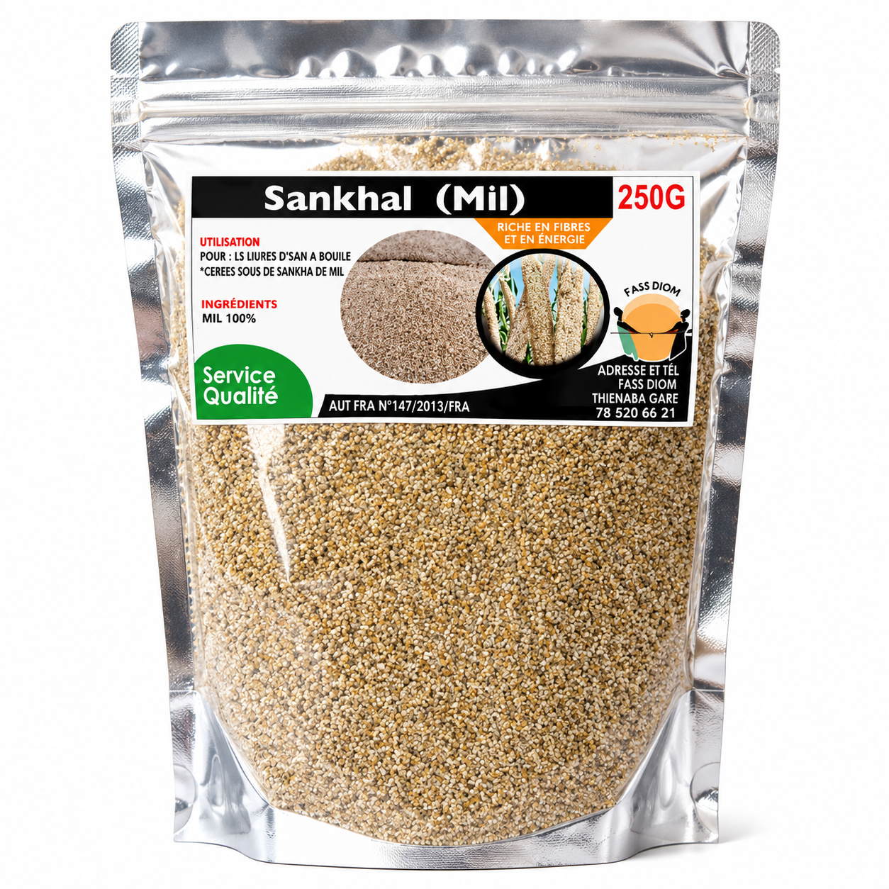 Farine de mil 250g – Image 4